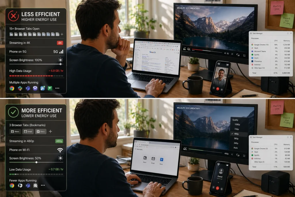 Adjust How You Browse and Stream