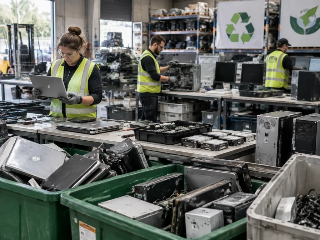Comparing Computer Recycling Options at End of Life
